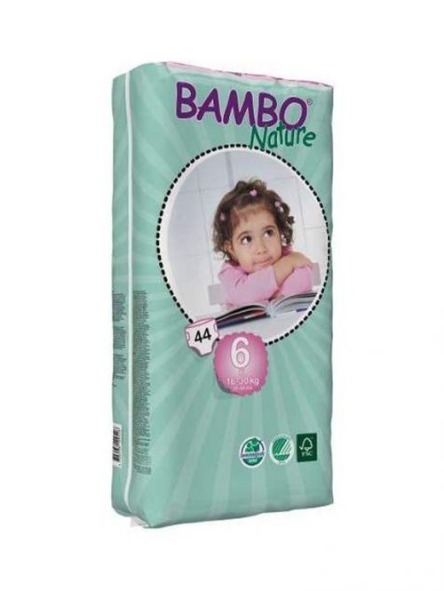 6 XL pelene 16-30kg Bambo Nature 44 komada