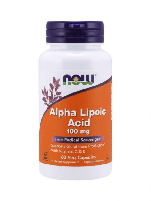 Alpha Lipoic Acid 100 mg Now Foods 60 kapsula