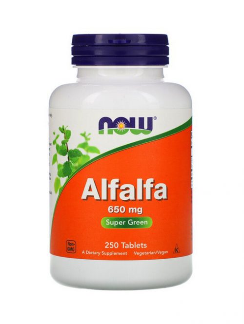 Alfalfa 650 mg Now Foods 250 tableta