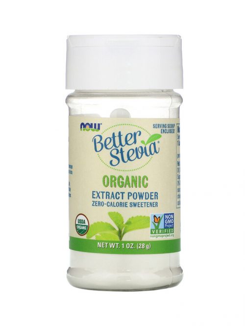 BetterStevia Organic Extract Powder Now Foods 28 g
