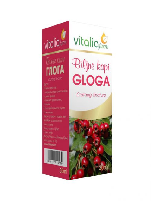 Biljne kapi gloga Vitalia Farm 30 ml