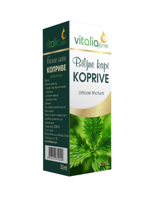 Biljne kapi koprive Vitalia Farm 30 ml