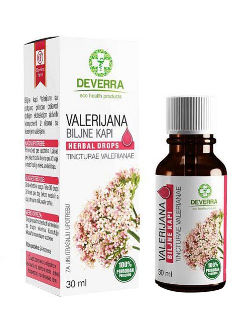 Biljne kapi valerijane Deverra Farm 30 ml
