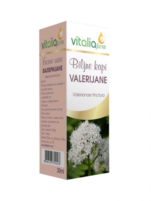 Biljne kapi valerijane Vitalia Farm 30 ml