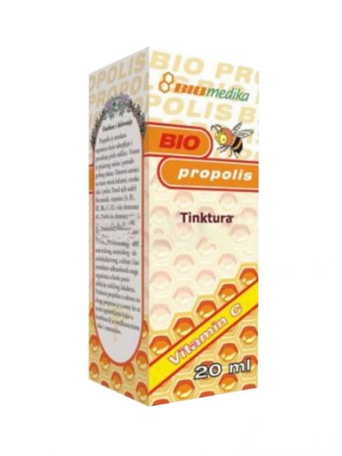 Biopropolis bezalkoholna tinktura sa vitaminom C Biomedika 20 ml