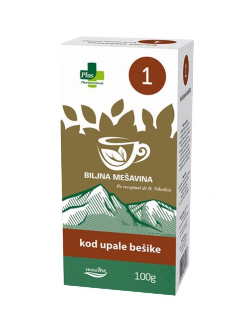 Čaj 1 kod upale bešike Plus Pharmaceuticals 100 g