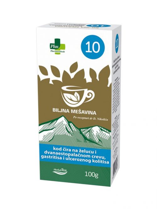 Čaj 10 kod čira na želucu Plus Pharmaceuticals 100 g