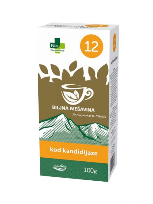Čaj 12 kod kandidijaze Plus Pharmaceuticals 100 g