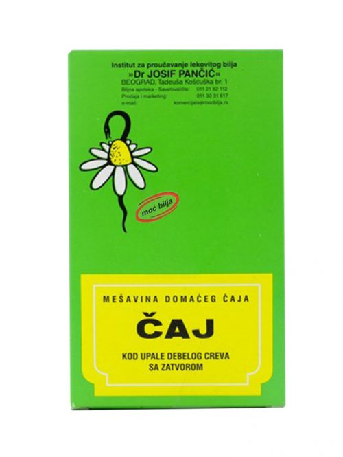 Čaj 27 kod zapaljenja debelog creva sa dijarejom Institut Dr Josif Pančić 100 g