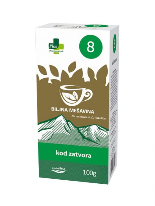 Čaj 8 kod zatvora Plus Pharmaceuticals 100 g