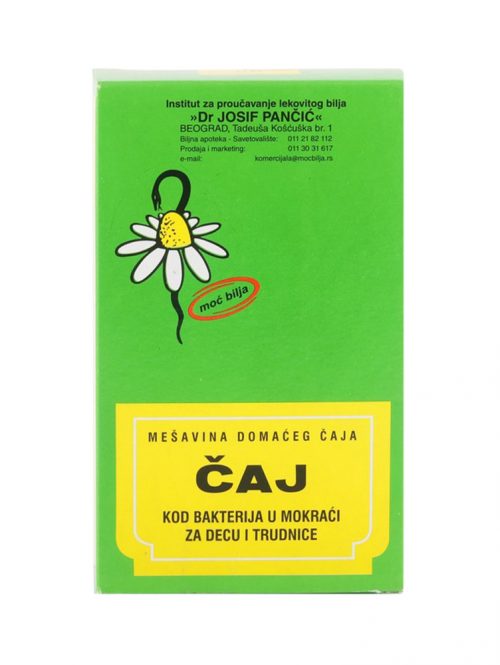 Čaj 85 kod bakterija u mokraći za decu i trudnice Institut Dr Josif Pančić 100 g