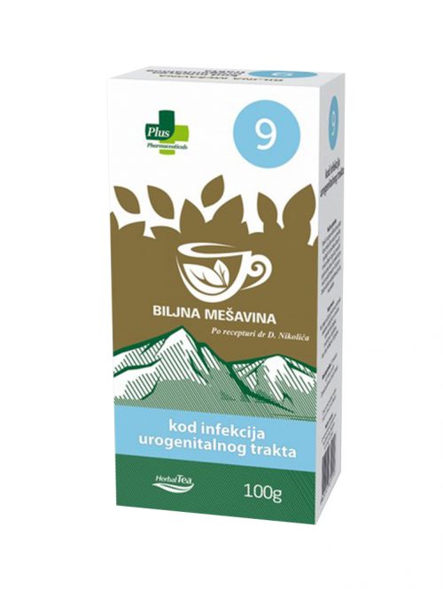 Čaj 9 kod urinarnih infekcija Plus Pharmaceuticals 100 g