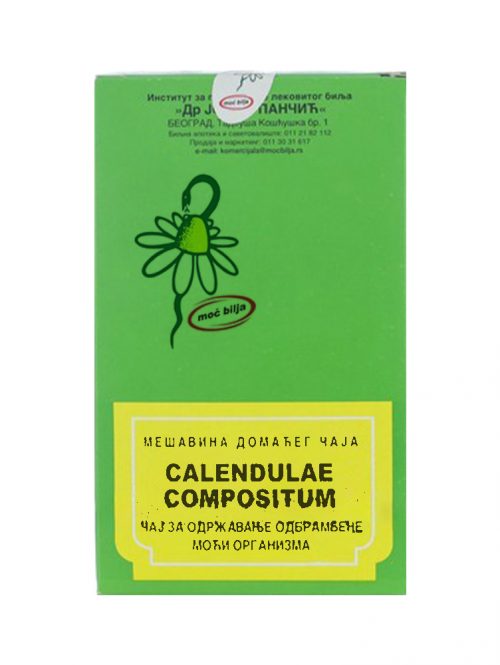 Čaj 98 Calendulae Compositum za održavanje odbrambene moći organizma Institut Dr Josif Pančić 100 g