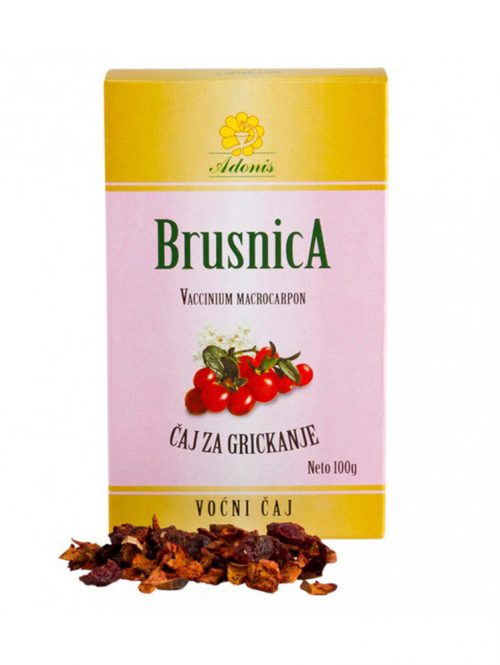 Čaj za grickanje sa plodovima brusnice i jabuke Adonis 100 g