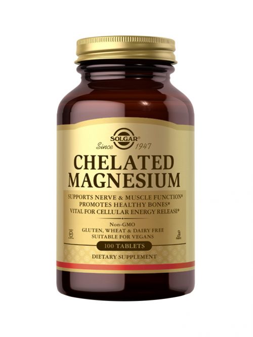 Chelated Magnesium Solgar 100 tableta