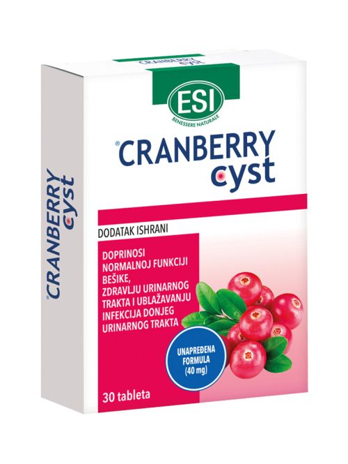 Cranberry cyst brusnica 700 mg ESI 30 tableta