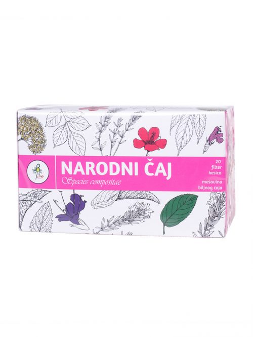 Filter čaj narodni Institut Dr Josif Pančić 20 filter kesica