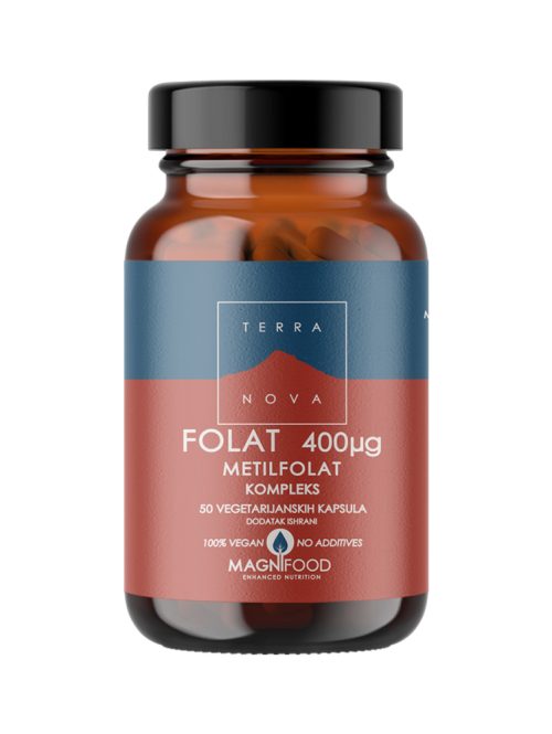 Folat 400 mcg kompleks Terranova 50 kapsula