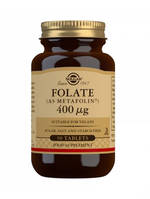 Folate 400 mcg kao metafolin Solgar 50 tableta