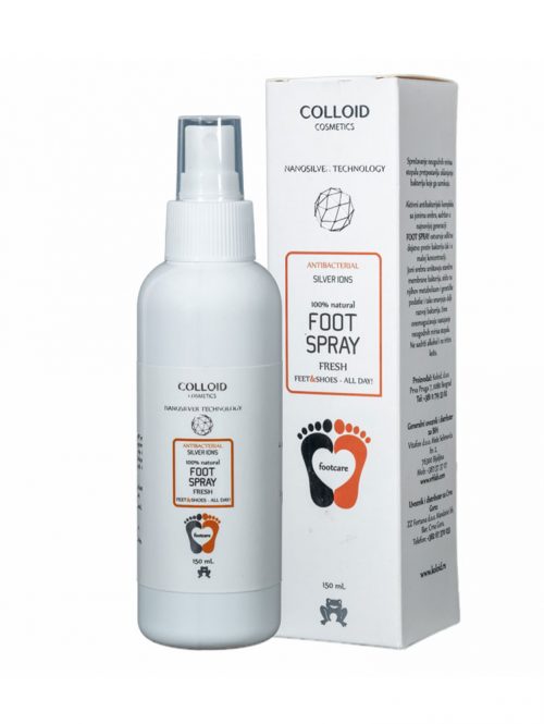 Foot Spray sa jonima srebra i zeolitom Koloid 150 ml