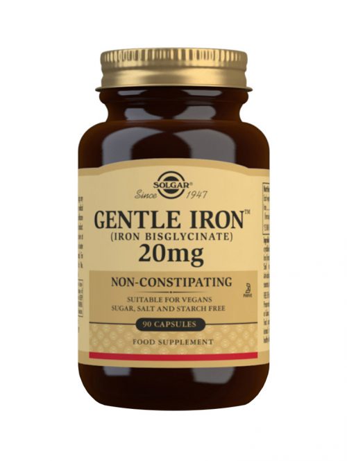 Gentle Iron Bisglycinate 20 mcg Solgar 90 kapsula