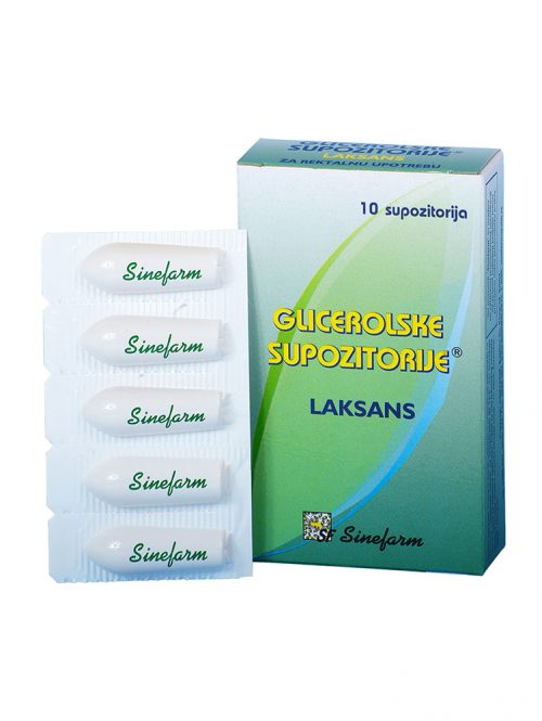 Glicerolske supozitorije Sinefarm 10 komada