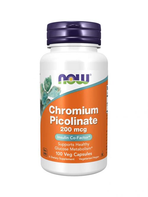 Chromium Picolinate 200 mcg Now Foods 100 veg kapsula