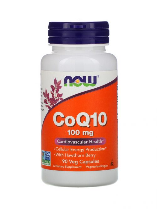 CoQ10 100 mg sa glogom Now Foods 90 veg kapsula