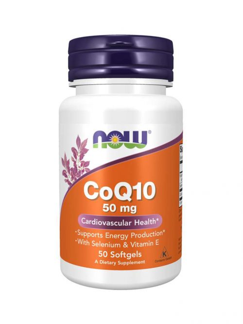 CoQ10 50 mg Now Foods 50 softgel kapsula