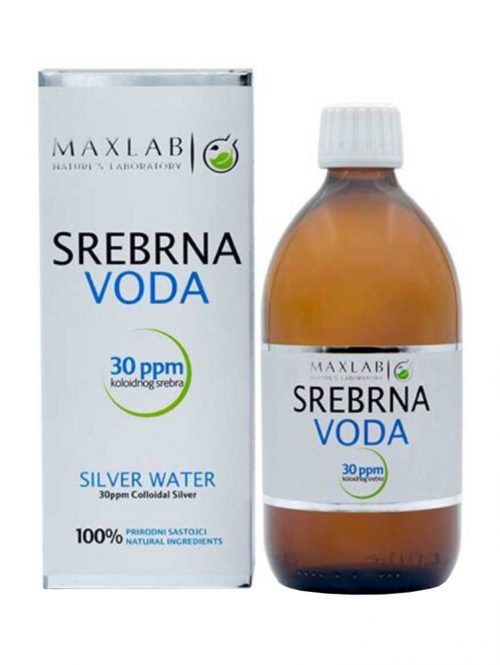 Koloidna srebrna voda 30 ppm Maxlab 500 ml