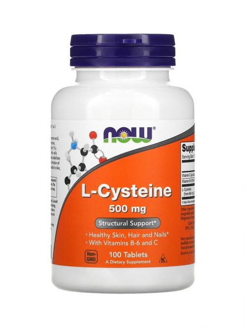 L-Cysteine 500 mg Now Foods 100 tableta