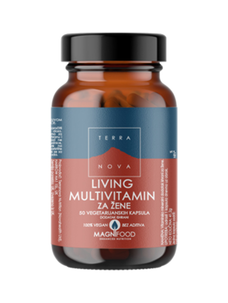 living-multivitamin-za-zene-terranova-50-kapsula