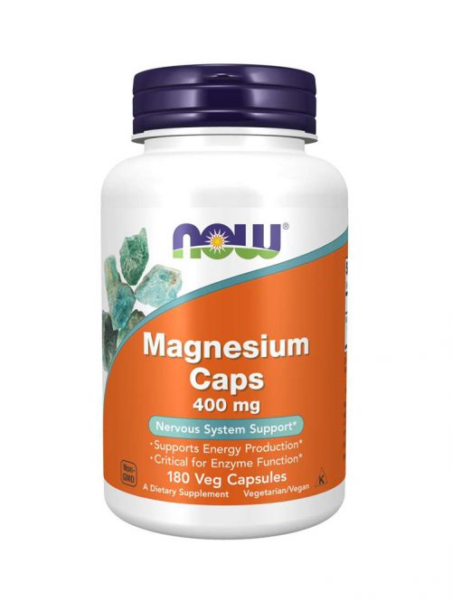 Magnesium 400 mg Now Foods 180 veg kapsula