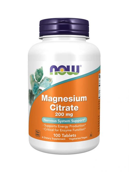 Magnesium Citrate 200 mg Now Foods 100 tableta