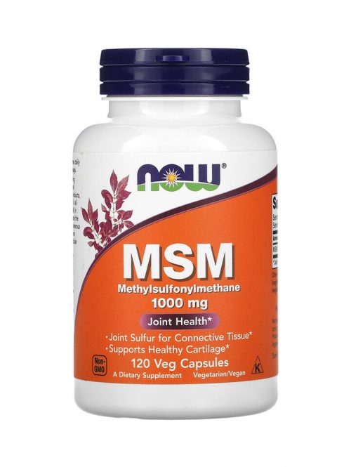 MSM Methylsulfonylmethane 1000 mg Now Foods 120 veg kapsula