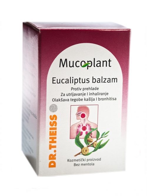 Mucoplant Eukaliptus balzam S protiv prehlade Dr Theiss 50 g pakovanje