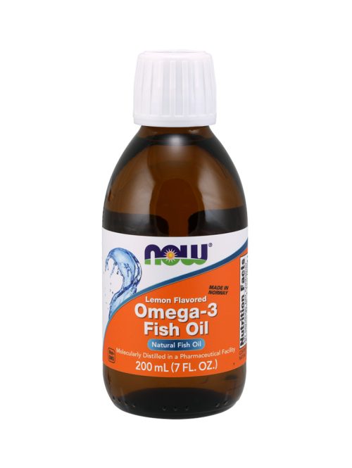 Omega-3 Fish Oil sa ukusom limuna Now Foods 200 ml