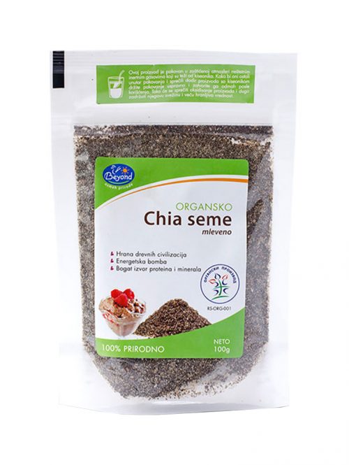 Organsko mleveno čia (chia) seme Beyond 100 g