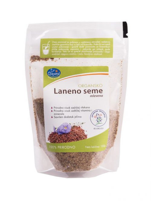 Organsko mleveno laneno seme Beyond 100 g