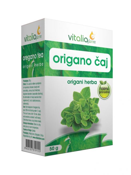 Origano čaj origani herba Vitalia Farm 50 g