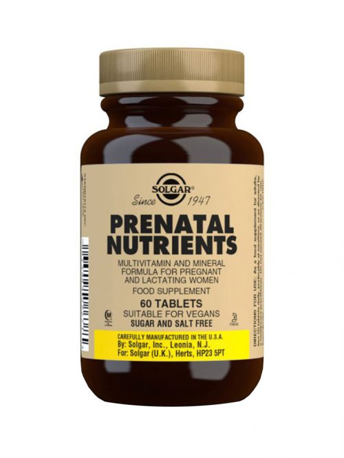 Prenatal Nutrients Solgar 60 tableta