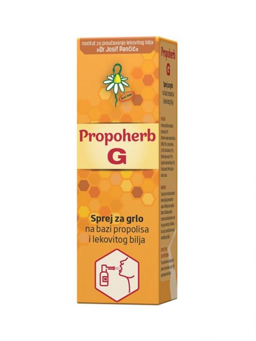 Propoherb G sprej za grlo Institut Dr Josif Pančić 30 ml