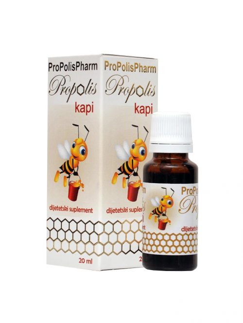 Propolis kapi sa 25% ekstrakta propolisa Propolis Pharm 20 ml