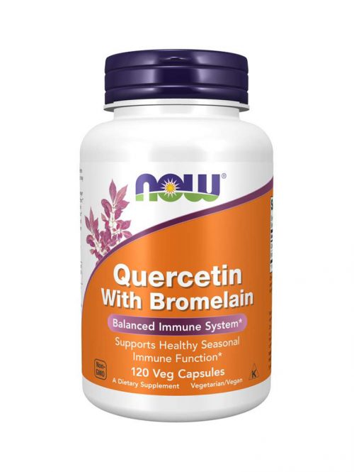 Quercetin i Bromelain Now Foods 120 veg kapsula