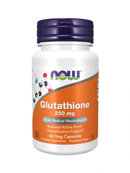 Redukovani Glutathione 250 mg Now Foods 60 veg kapsula