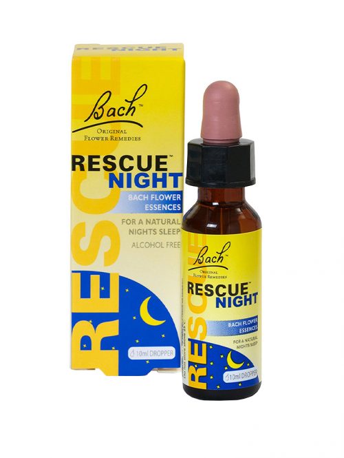 Rescue Night bahove noćne kapi Bach 10 ml kutija i bočica
