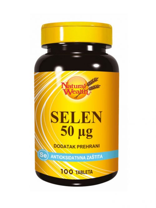 Selen 50 mcg Natural Wealth 100 tableta