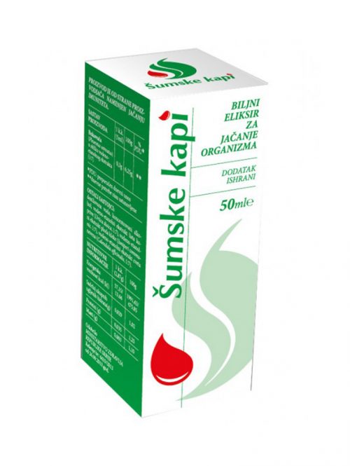 Šumske kapi za jačanje imuniteta Bilje Borča 50 ml kutija