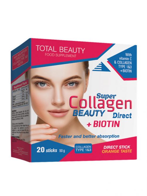 Super Collagen Beauty Direct + Biotin Type 1 & 3 NeoCell 20 kesica pakovanje