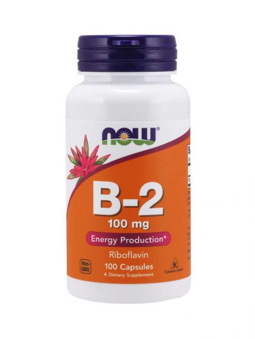 Vitamin B-2 100 mg Now Foods 100 kapsula